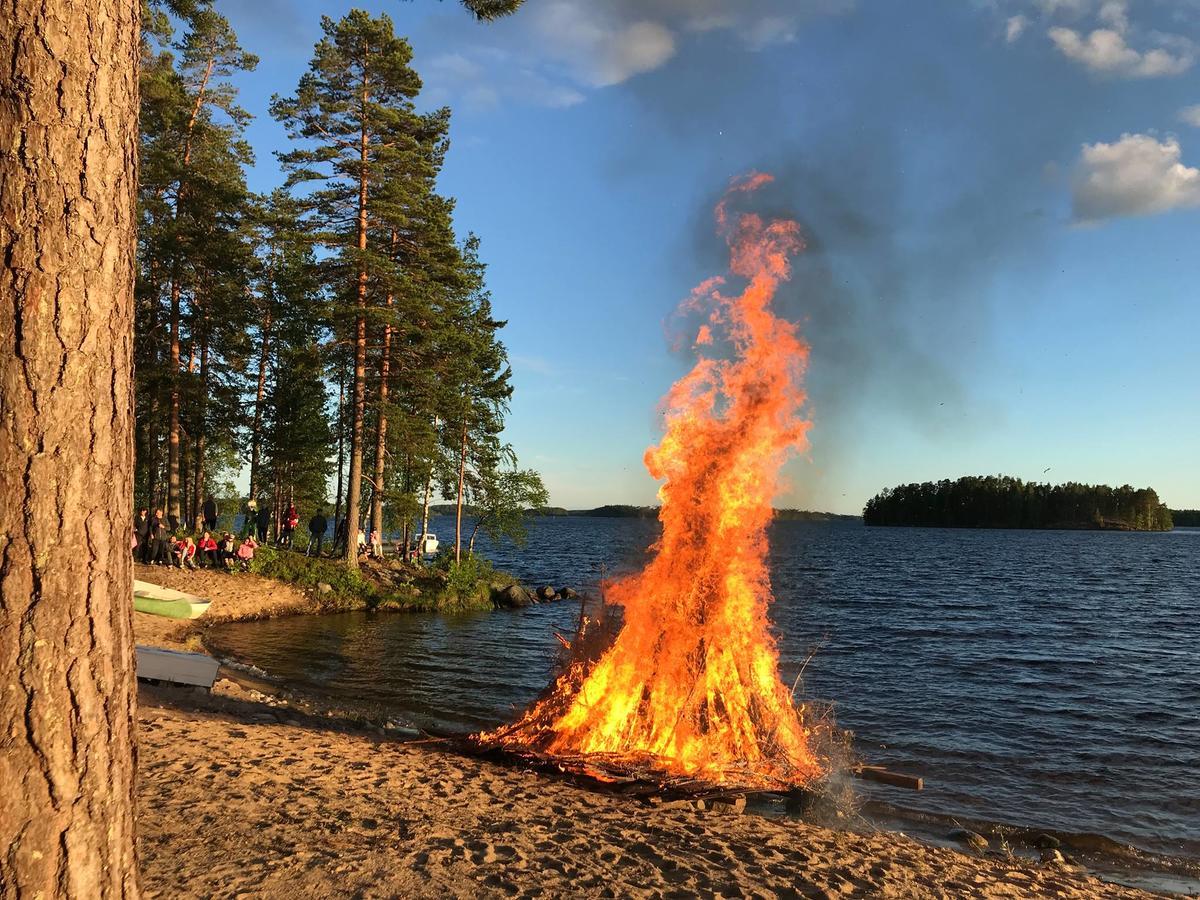Vila Koskenselaen Lomakylae Puumala Exteriér fotografie
